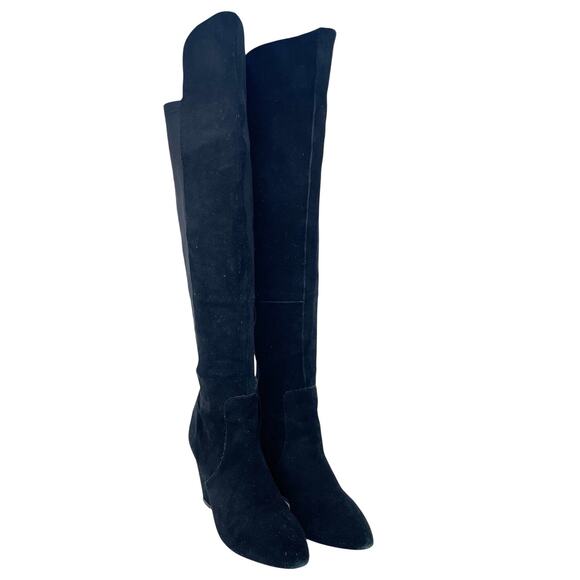 Charles by Charles Women's David Reason Over the Knee Boot Black Size 8.5 - Picture 1 of 14